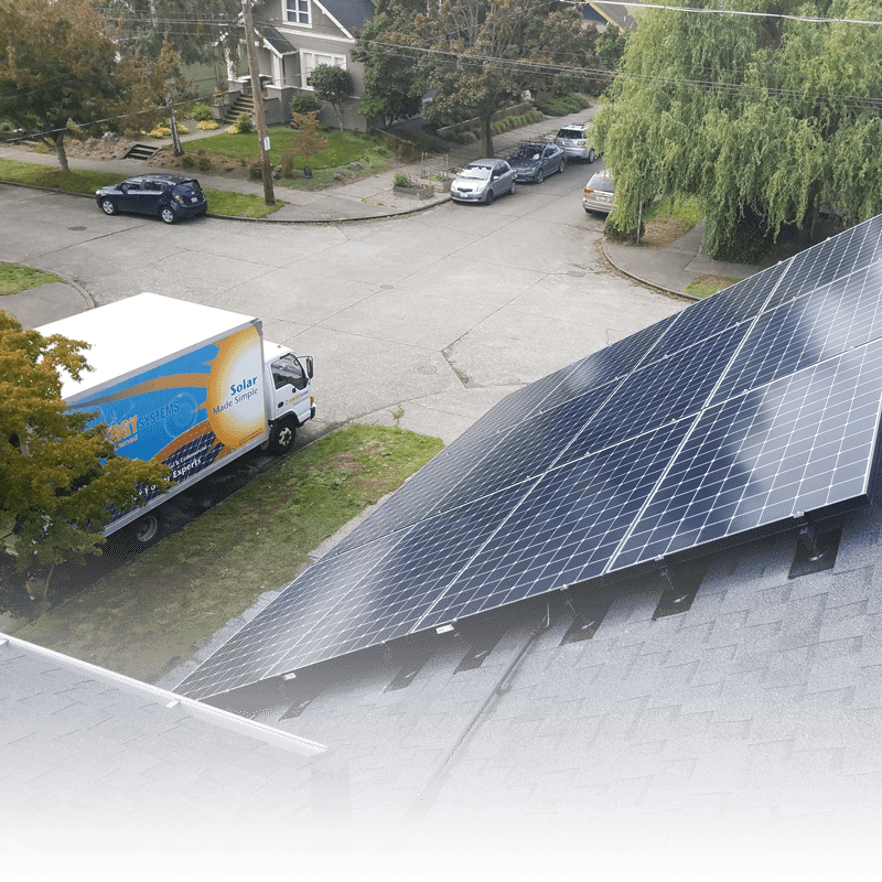 SunPower by Sunergy Systems solar installation on a home.