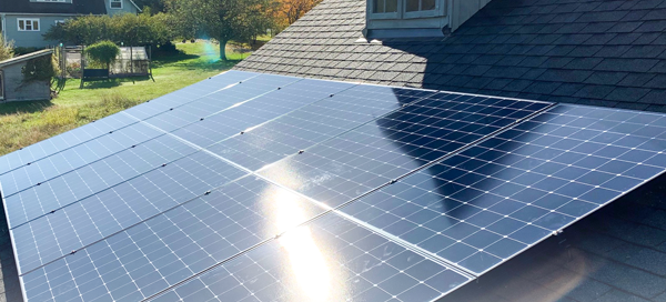 SunPower by Sunergy Systems solar installation on a home.