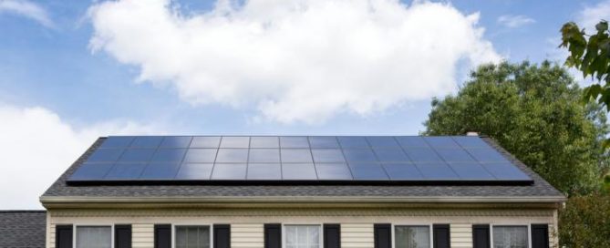 How Much Power Does a Solar Panel Produce. Solar installed on a home by Sunergy Systems.