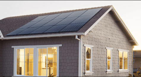 Solar Investment Tax Credit (ITC). Solar on a home installed by Sunergy Systems.