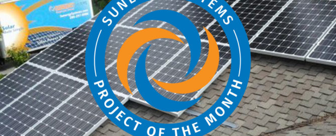 Peninsula Light Gains Solar Momentum. Solar array on a roof by Sunergy Systems.