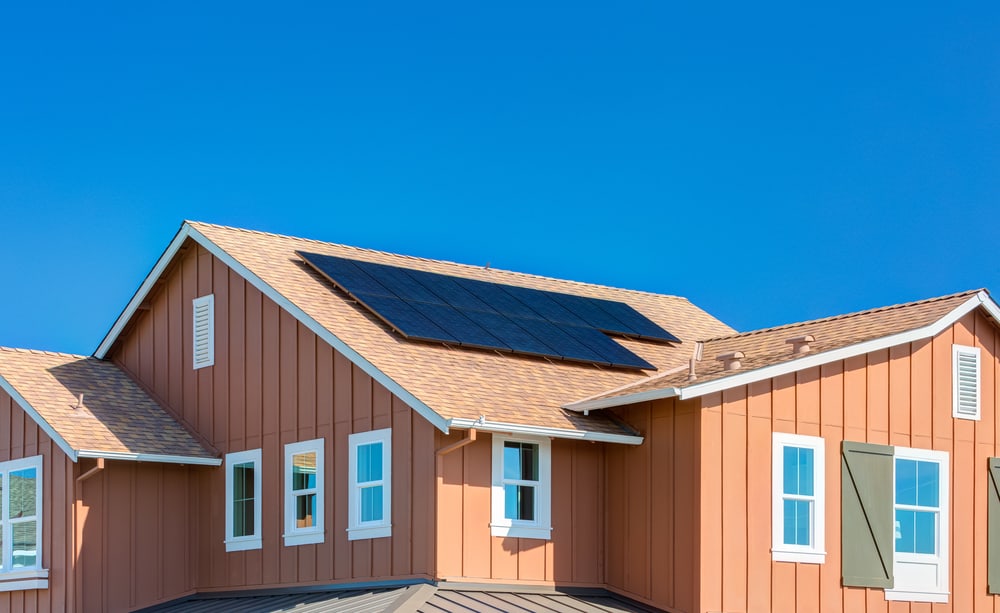 SunPower panels on a customer's roof