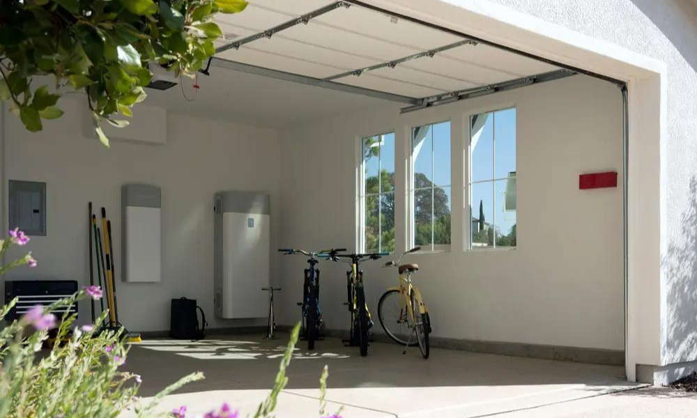 Garage With SunVault Solar Storage