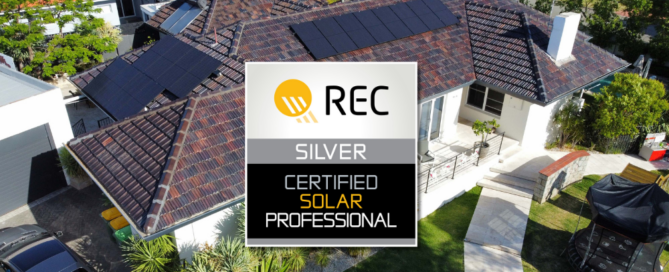 REC Silver Certified Solar Professional badge.