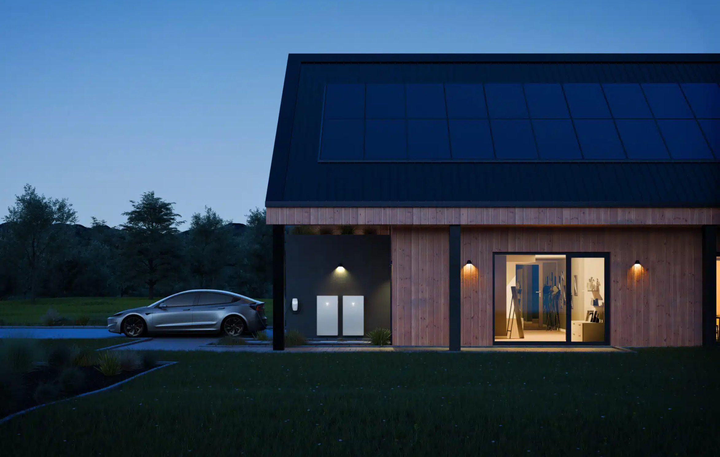 Tesla Powerwall On A Home