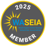 2025 WASEIA Member badge for Sunergy Systems, Washington Solar Energy Industries Association.